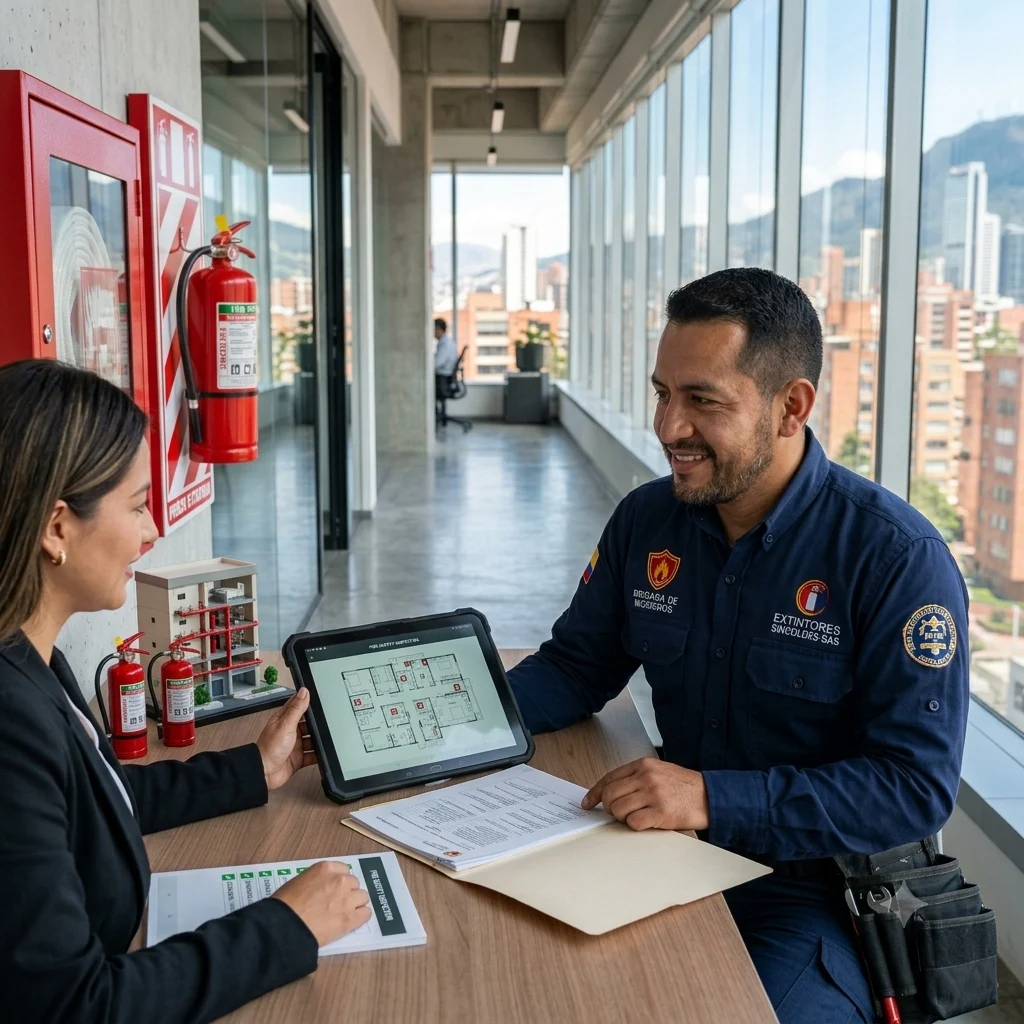 Agendamiento de recarga de extintores en Bogotá