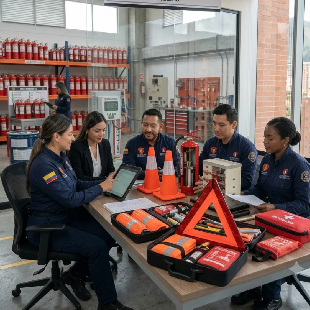 Instalación normativa de extintores en Bogotá